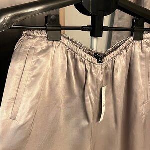 Silky champagne color Pants